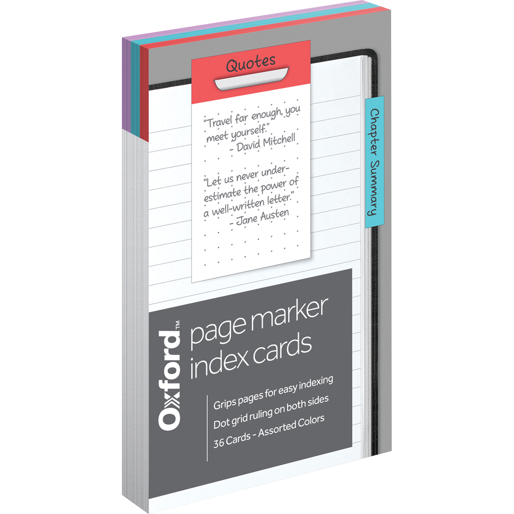 Oxford Page Markers Index Cards