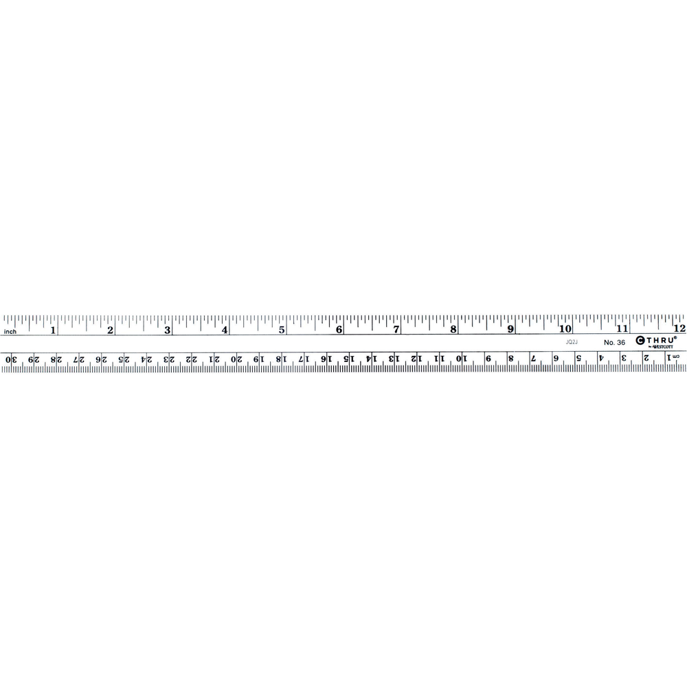 Westcott Flexible Plastic Ruler