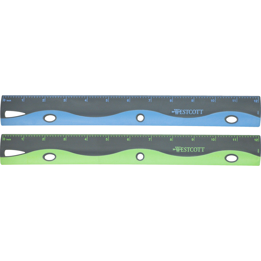 Westcott Wave Overmold Ruler