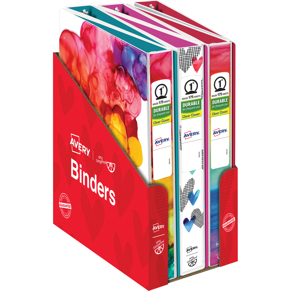 Fashion View Binder Amy Tangerine Display