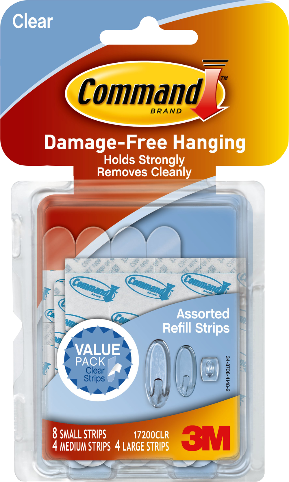 Command Adhesive Replacement Strip