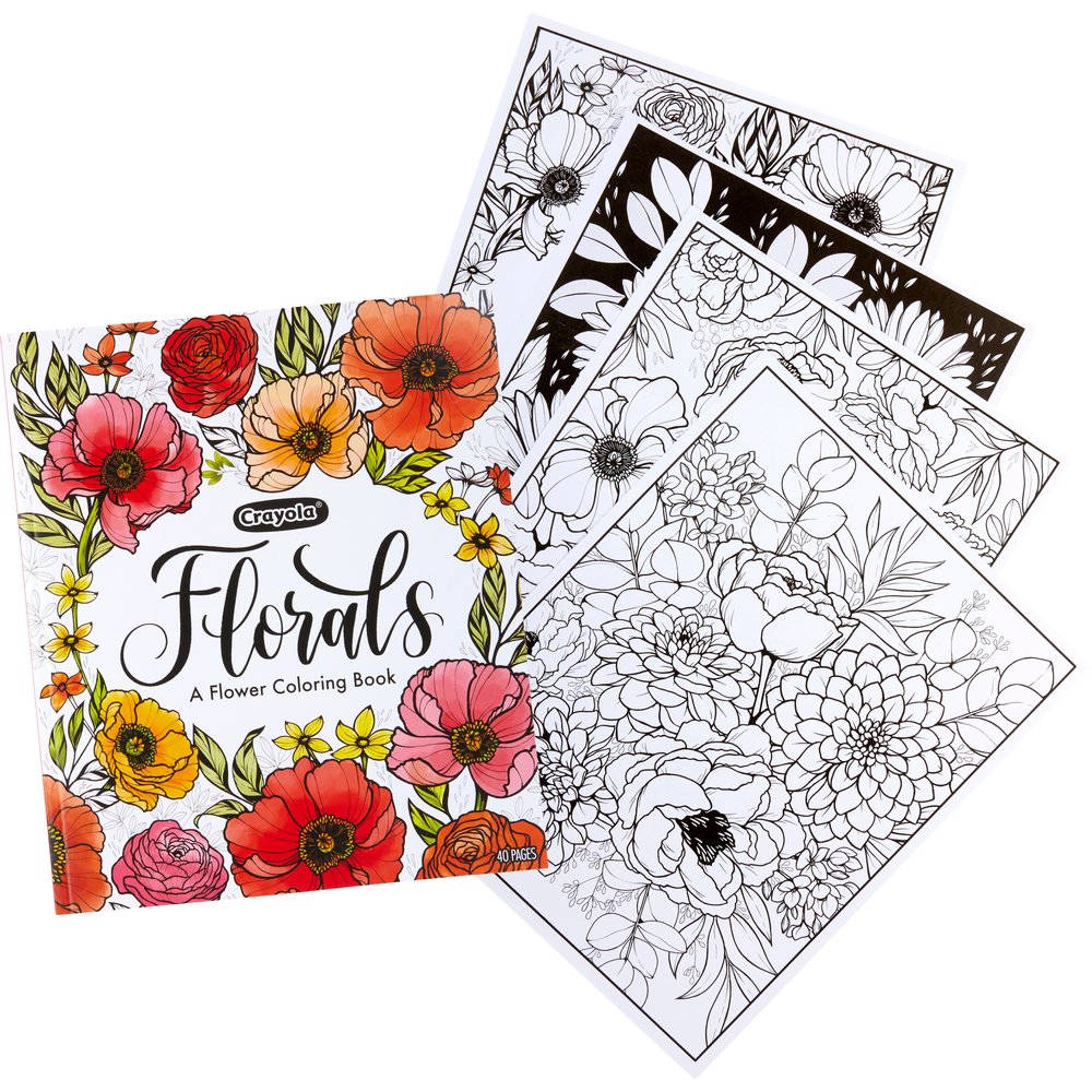 Crayola Florals Coloring Book
