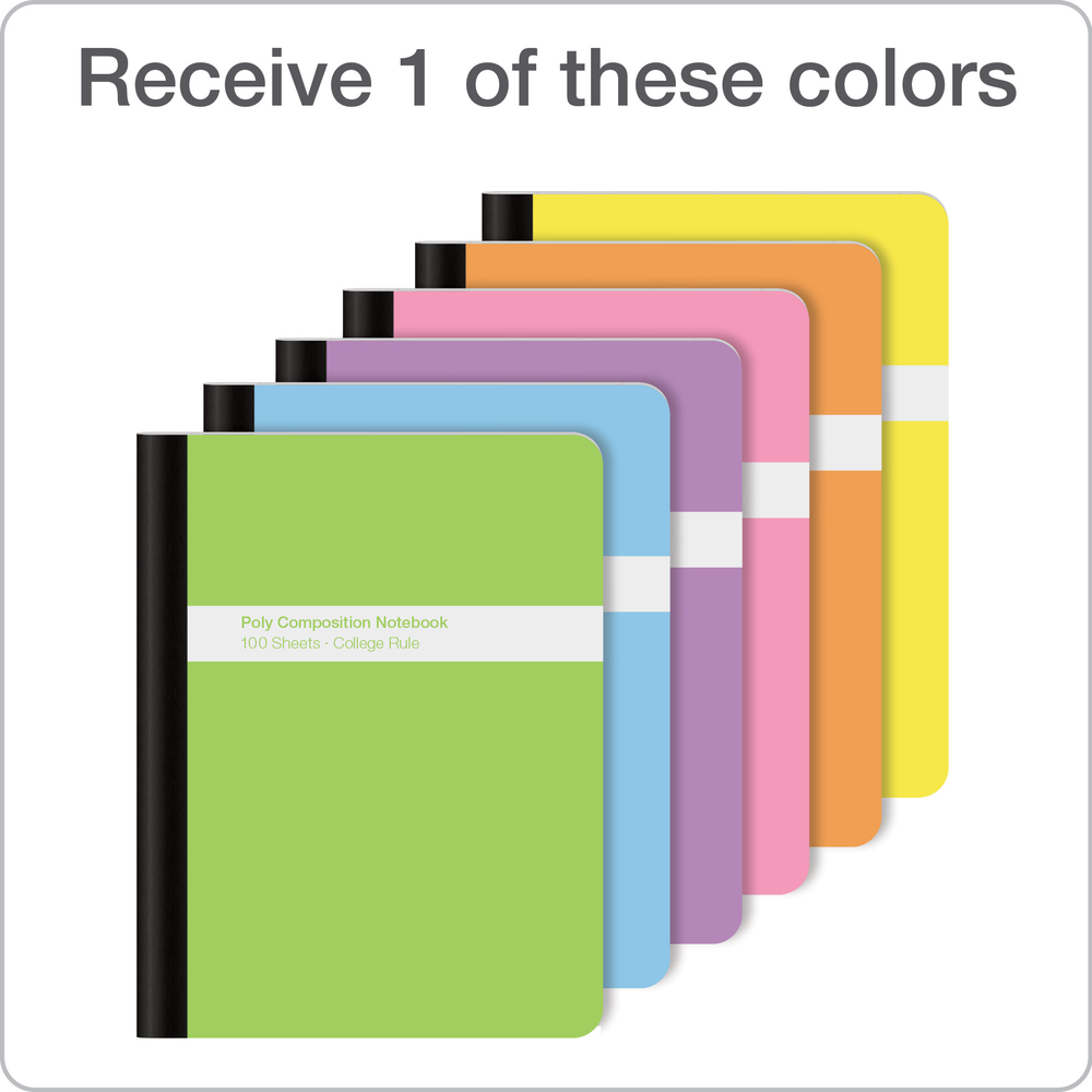 Oxford Poly Cover Composition Book