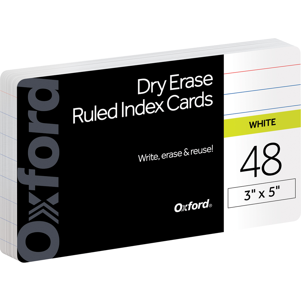Oxford Dry Erase Index Cards