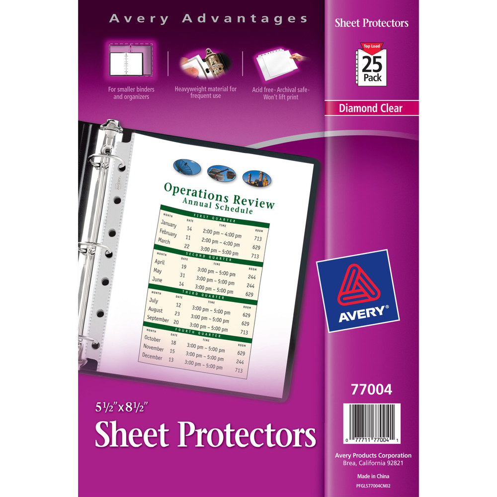 Mini Diamond Heavyweight Sheet Protectors