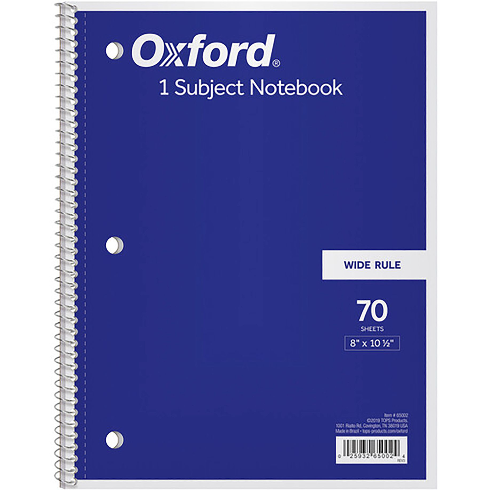 Oxford 1 Subject Notebook