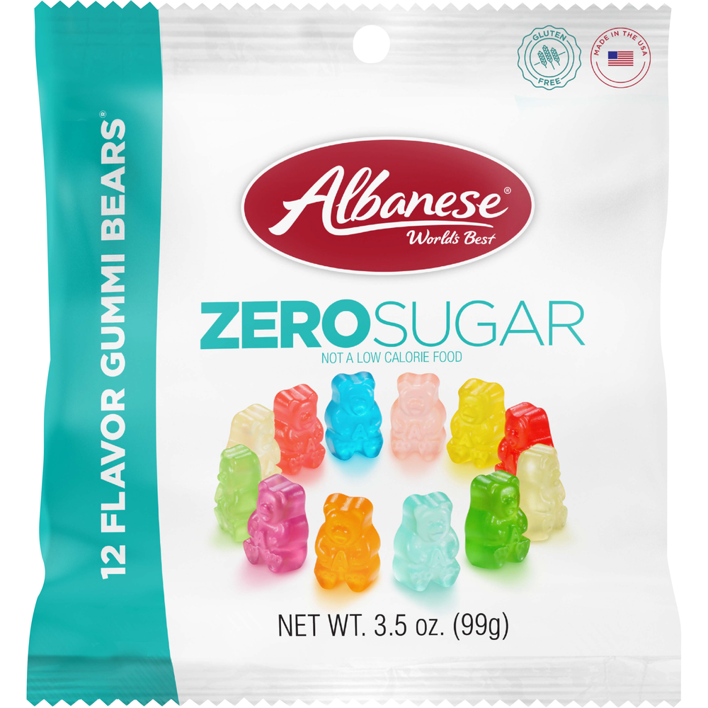 World's Best Zero Sugar 12 Flavor Gummi Bears