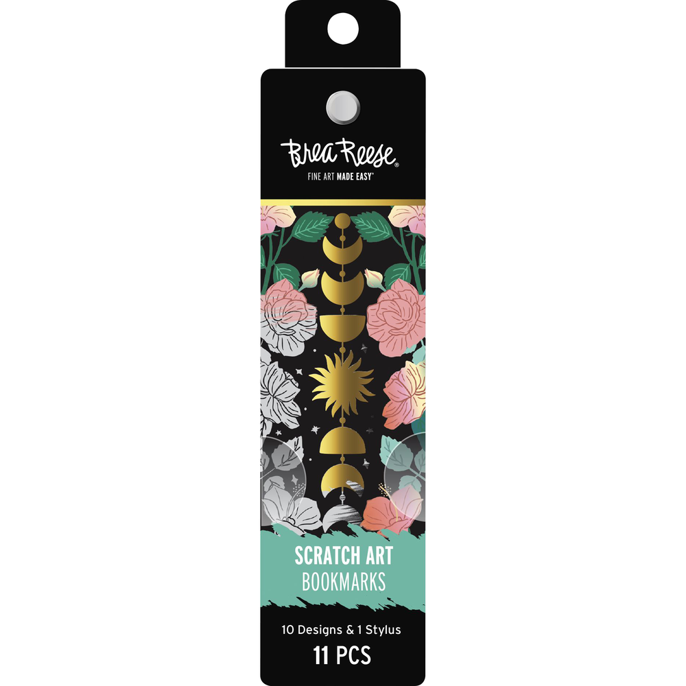 Celestial Scratch Art Bookmarks