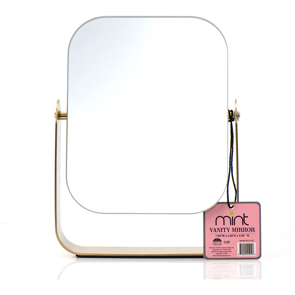 Metro Glam 360 Rotation Tabletop Vanity Mirror