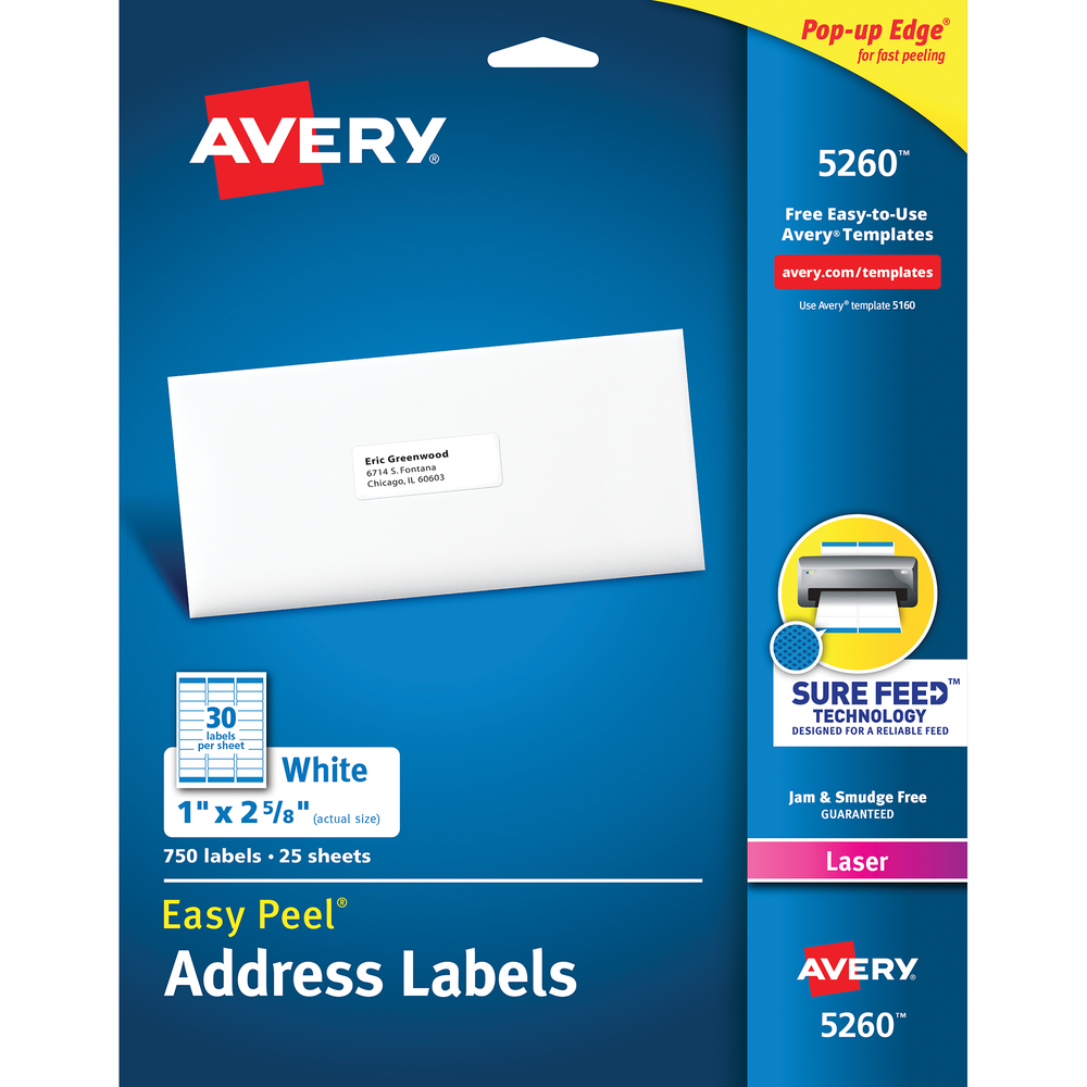 Easy Peel Address Labels