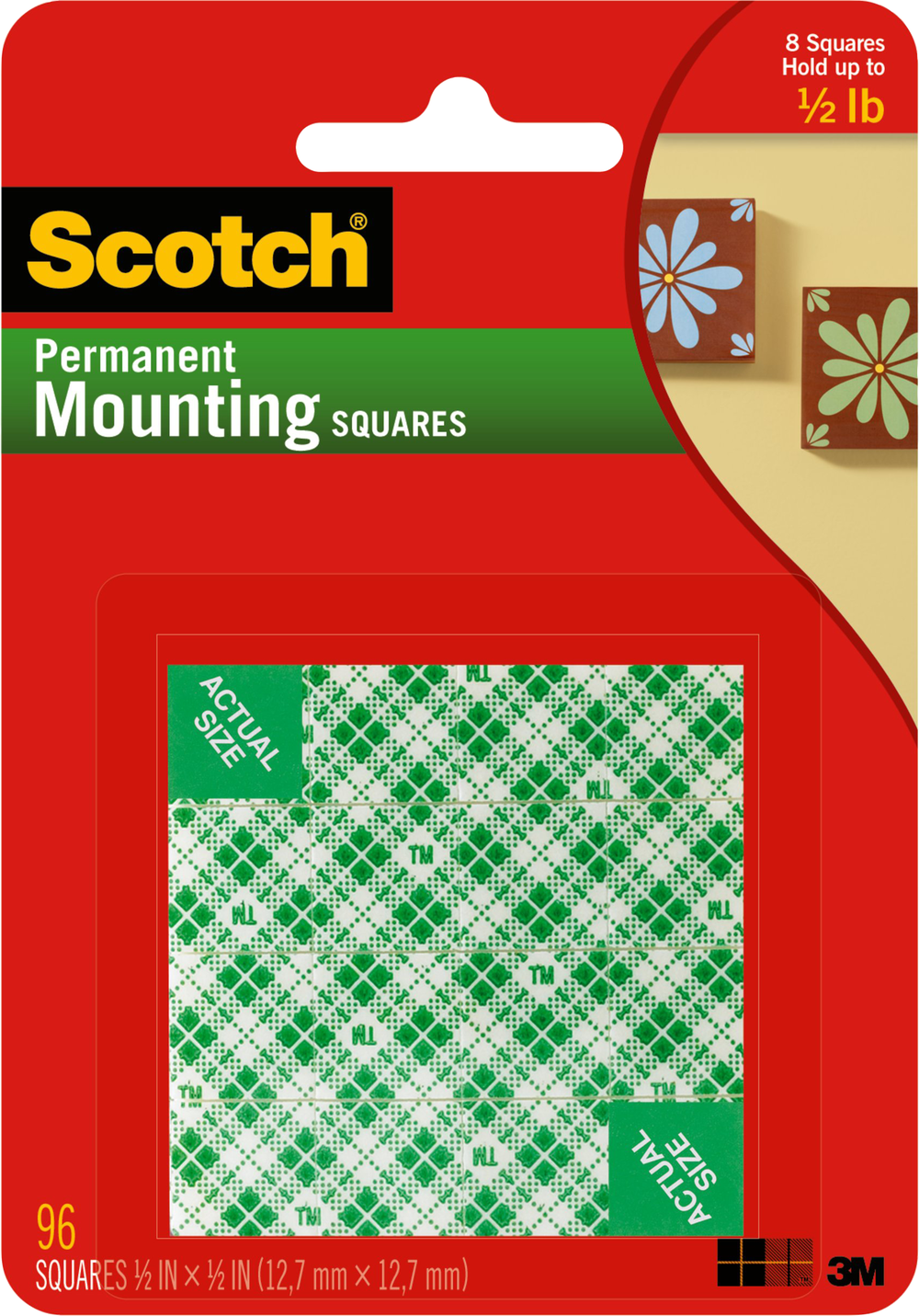 Scotch Permanent Mounting Squares