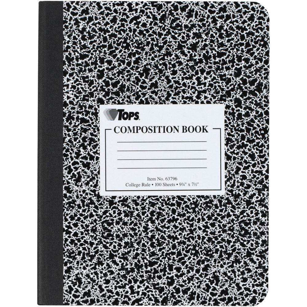 TOPS Hard Cover Composition Book
