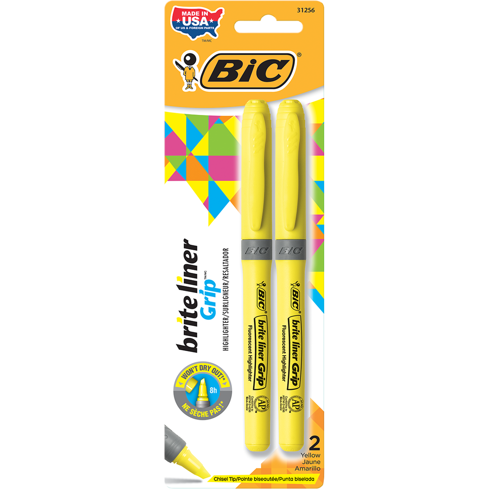 Brite Liner Grip Pen Style Highlighter