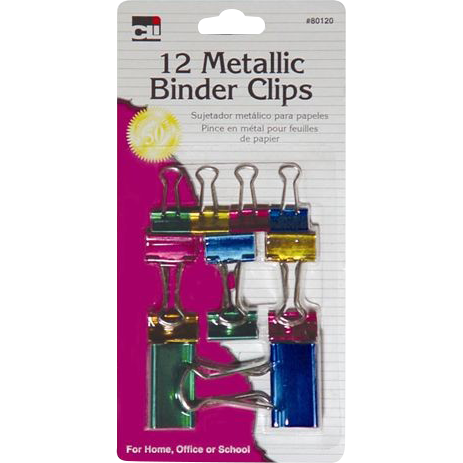 Metallic Binder Clips