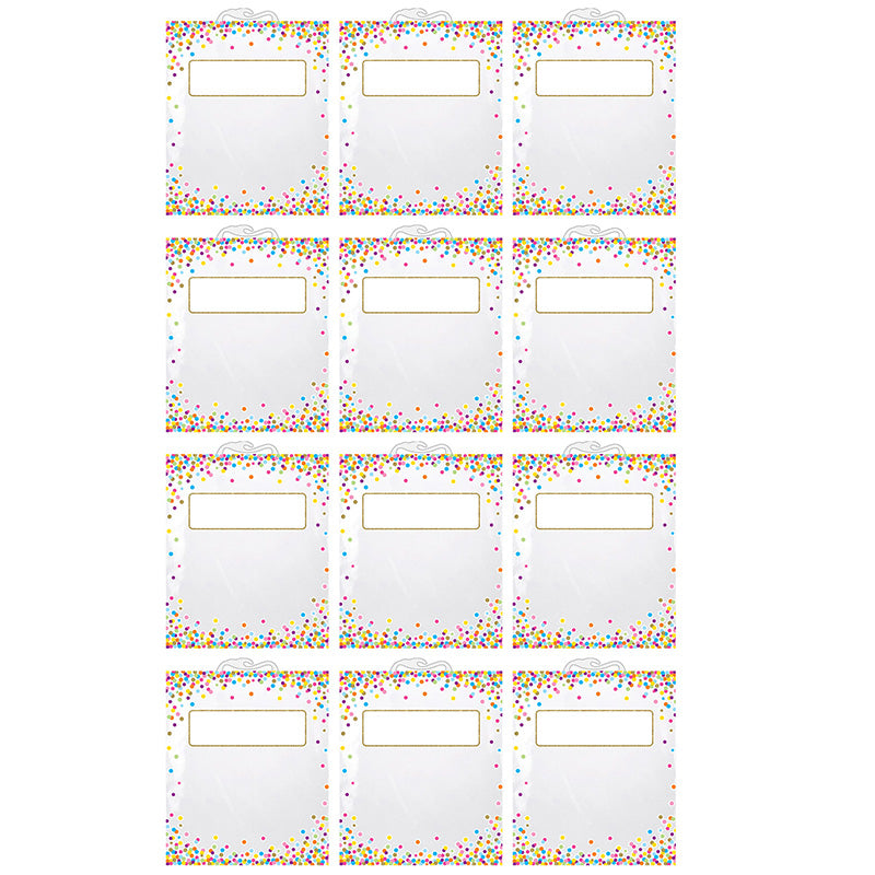 (12 EA) HANGNG STORAGE BAG CONFETTI