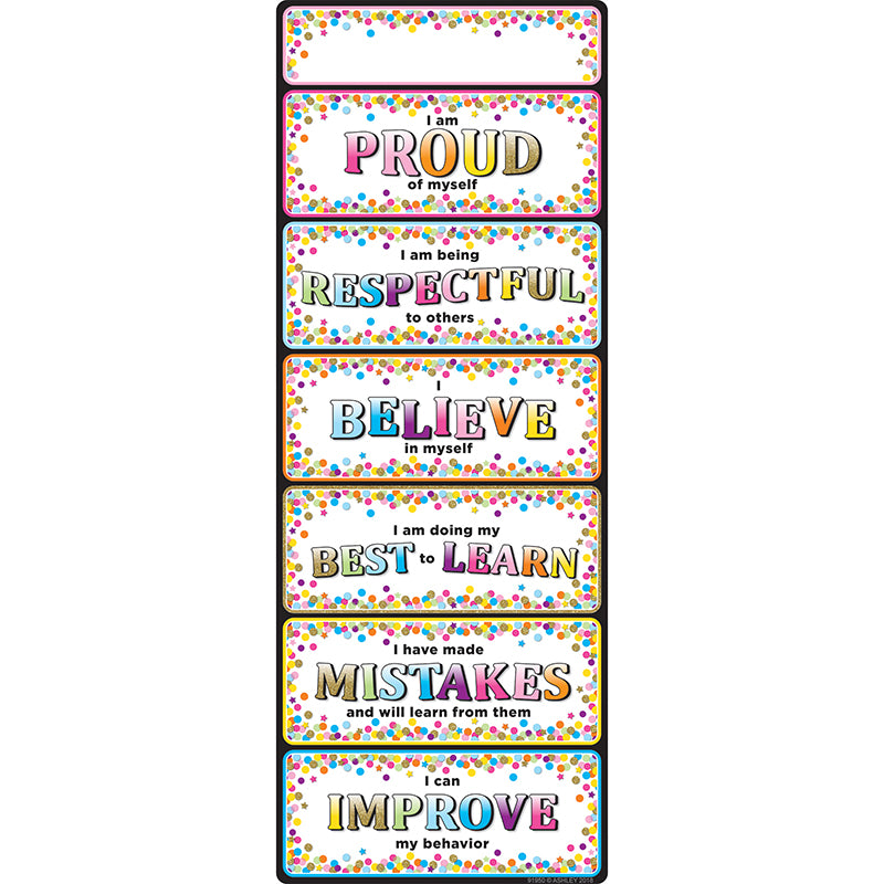 CLIP CHART CONFETTI POSITIVE