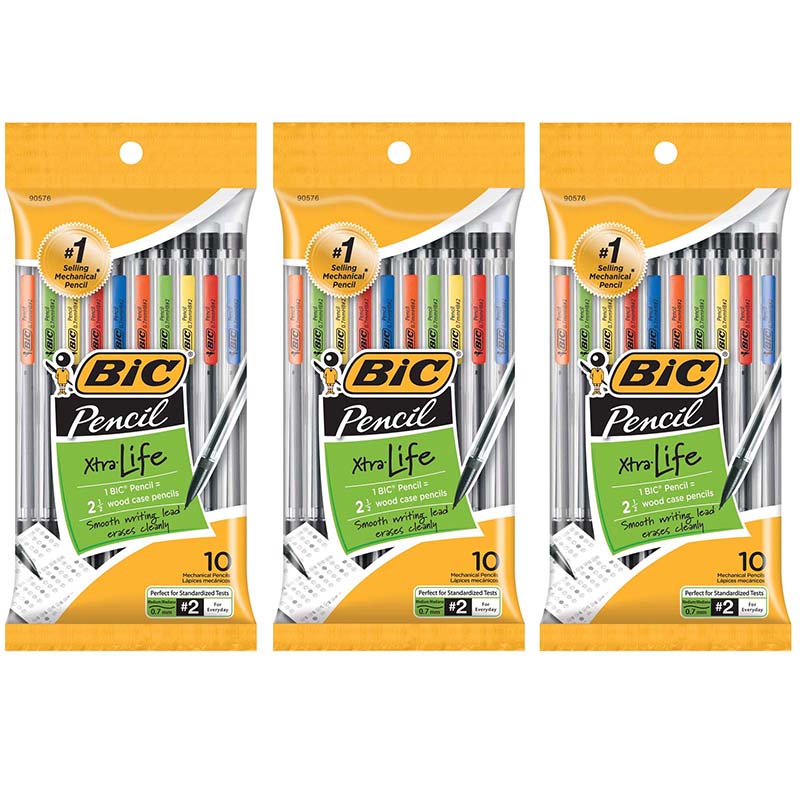 (3 PK) BIC MECHANICAL PENCILS 0.7MM