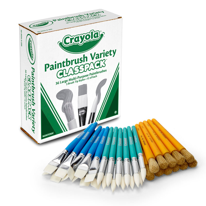CRAYOLA PAINTBRUSH VARIETY CLASSPK