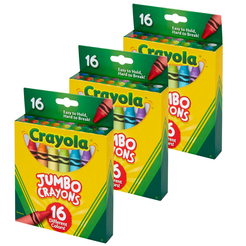 (3 ST) CRAYOLA JUMBO CRAYONS 16