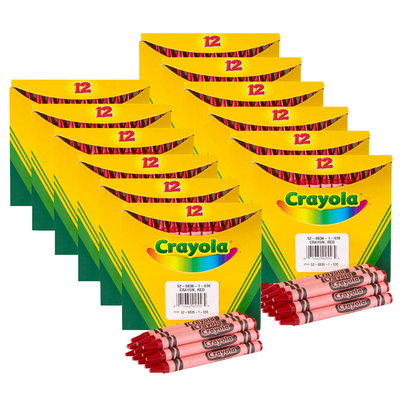 (12 BX) CRAYOLA BULK CRAYONS 12CT