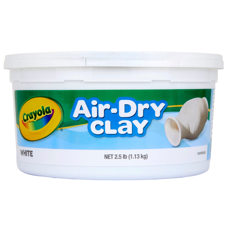 CRAYOLA AIR DRY CLAY 2.5 LBS WHITE