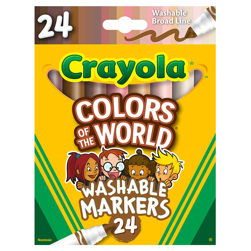 COLORS OF THE WORLD MARKERS 24PK