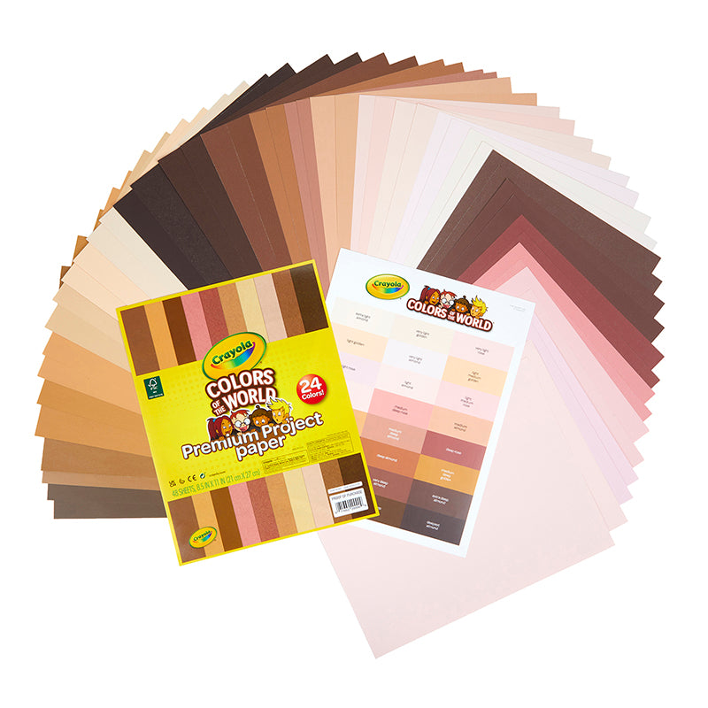 COLORS OF WORLD PROJECT PAPER 48/PK