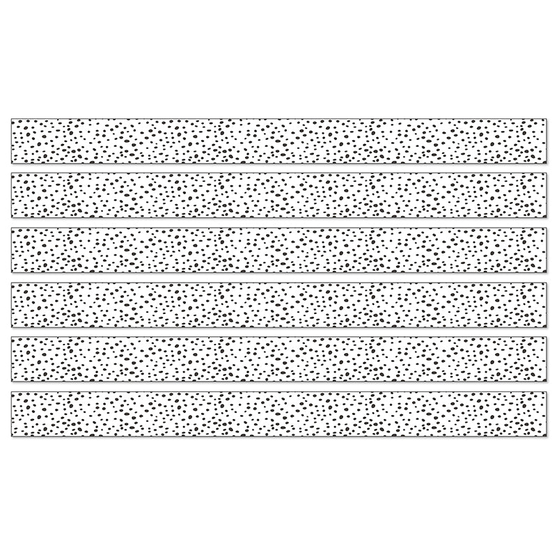 (6 PK) WE BELONG BLACK DOTS BORDR