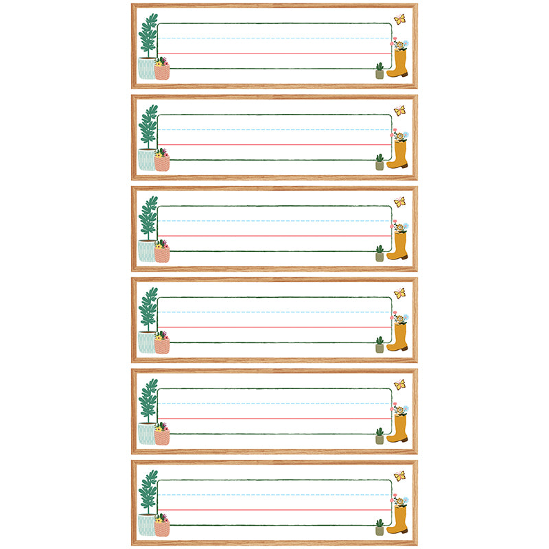 (6 PK) GROW TOGETHER NAMEPLATES