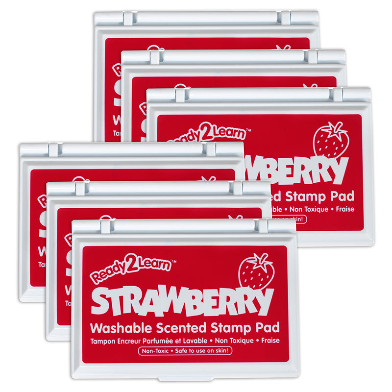 (6 EA) WASH SCENT STAMP PAD RED