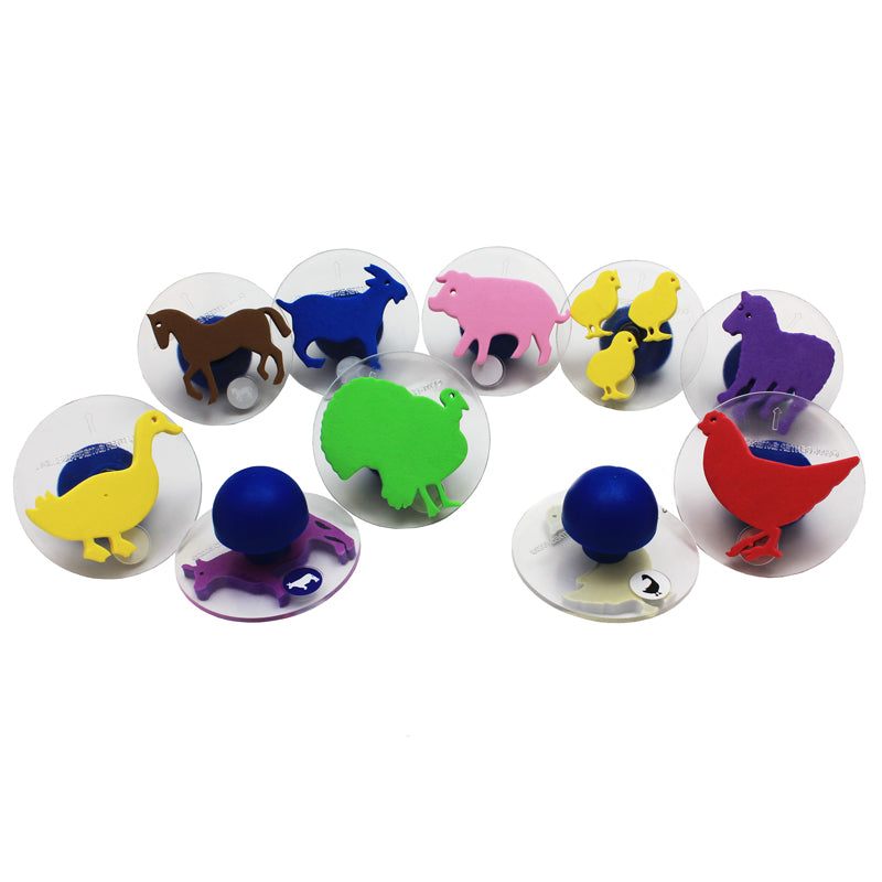 READY2LEARN GIANT 10PK FARM ANIMALS