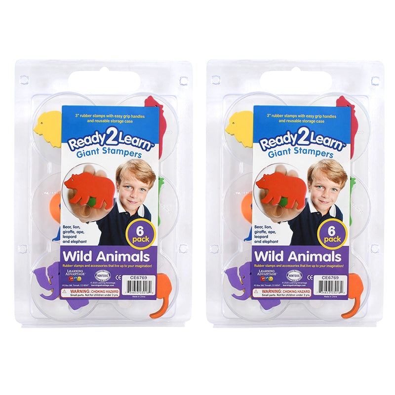 (2 EA) READY2LERN GIANT WILD ANIMAL