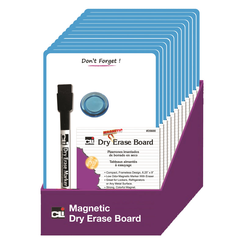 12ST MINI MAGNETIC DRY ERASE BOARD