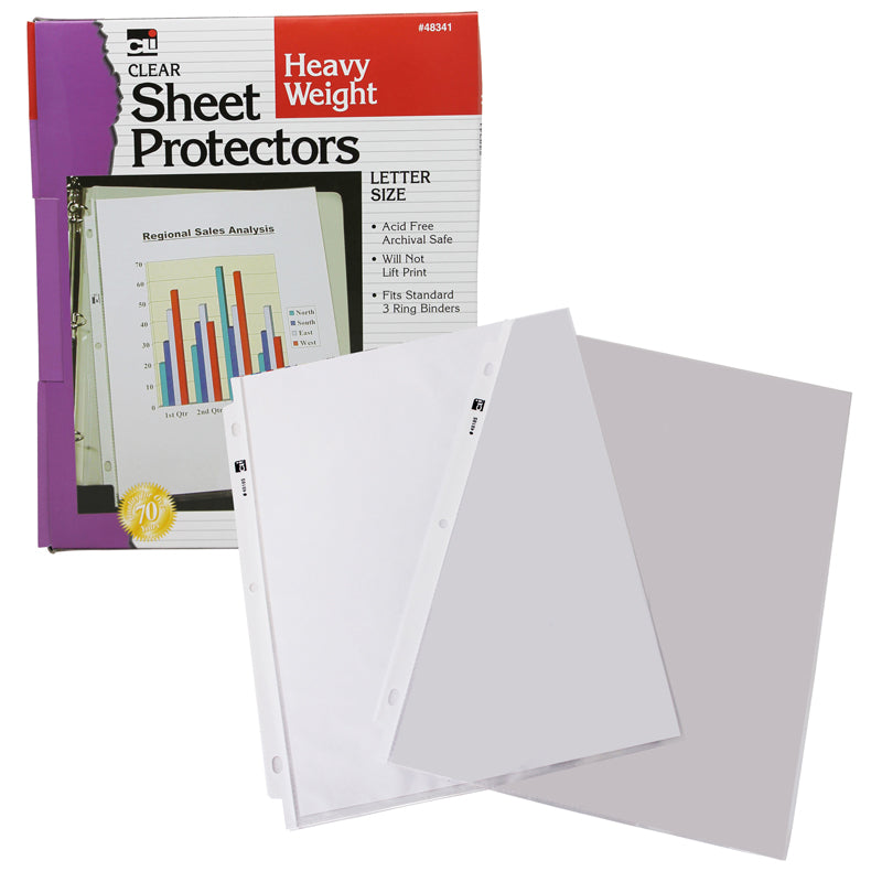 SHEET PROTECTORS 100/BX