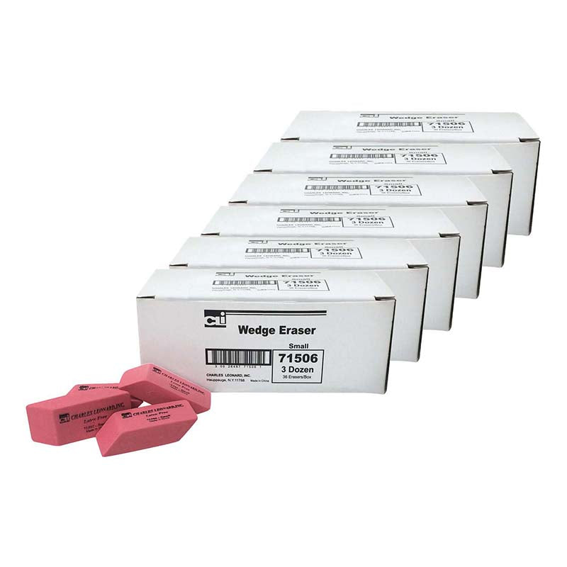 (6 BX) SYNTHETIC WEDGE ERASERS