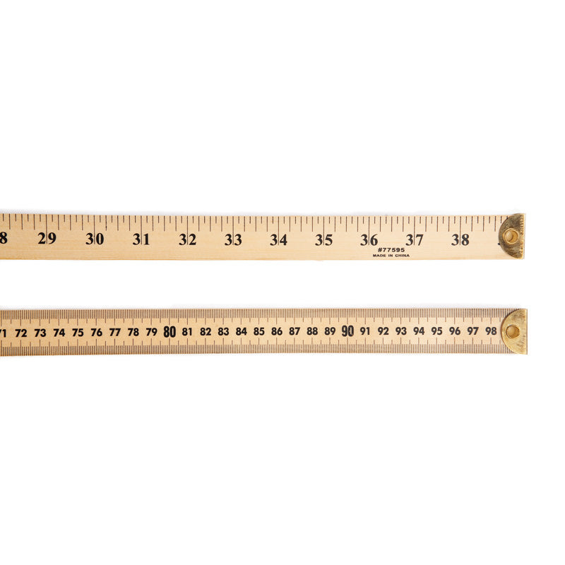 RULER METER STICK W/METAL END