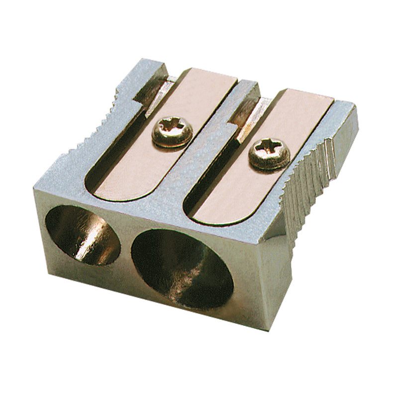 METAL 2-HOLE PENCIL SHARPENER