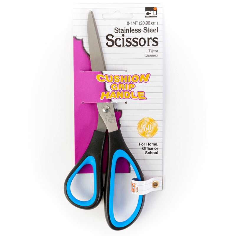 CUSHION GRIP SCISSOR 8 1/4IN BENT