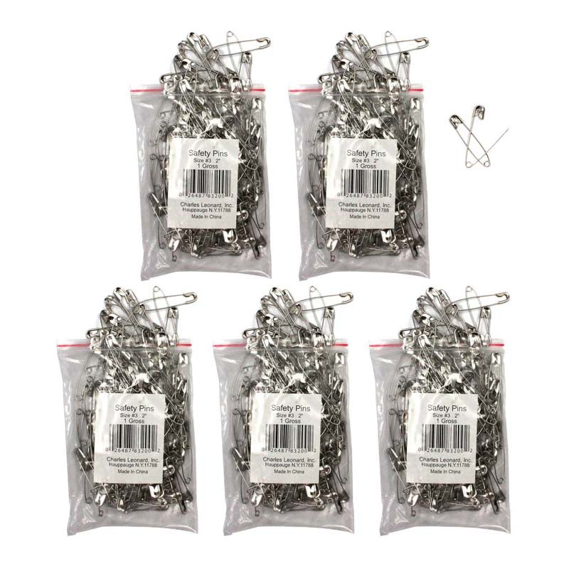 (5 PK) SAFETY PINS 2IN