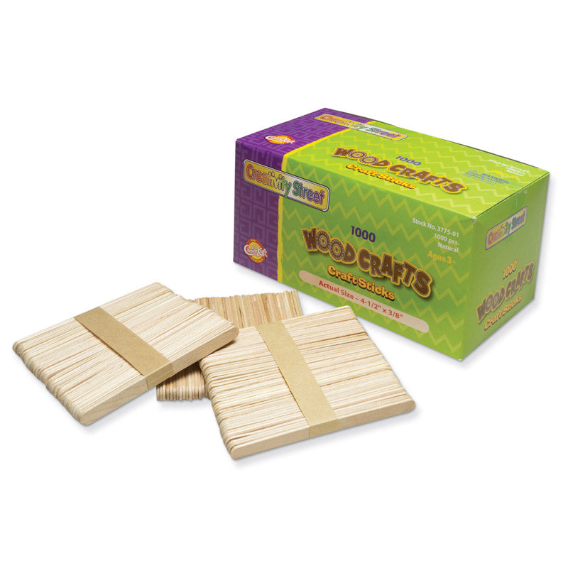 CRAFT STICKS NATURAL 1000/PK