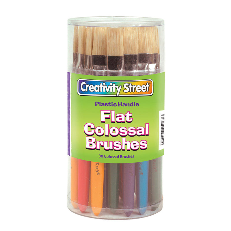 COLOSSAL FLAT HANDLE BRUSH ASSTD