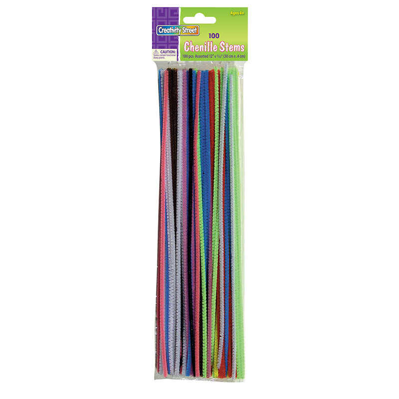 CHENILLE STEMS ASST 12IN STEMS