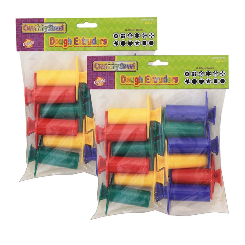 (2 PK) DOUGH EXTRUDERS 12 PER PK