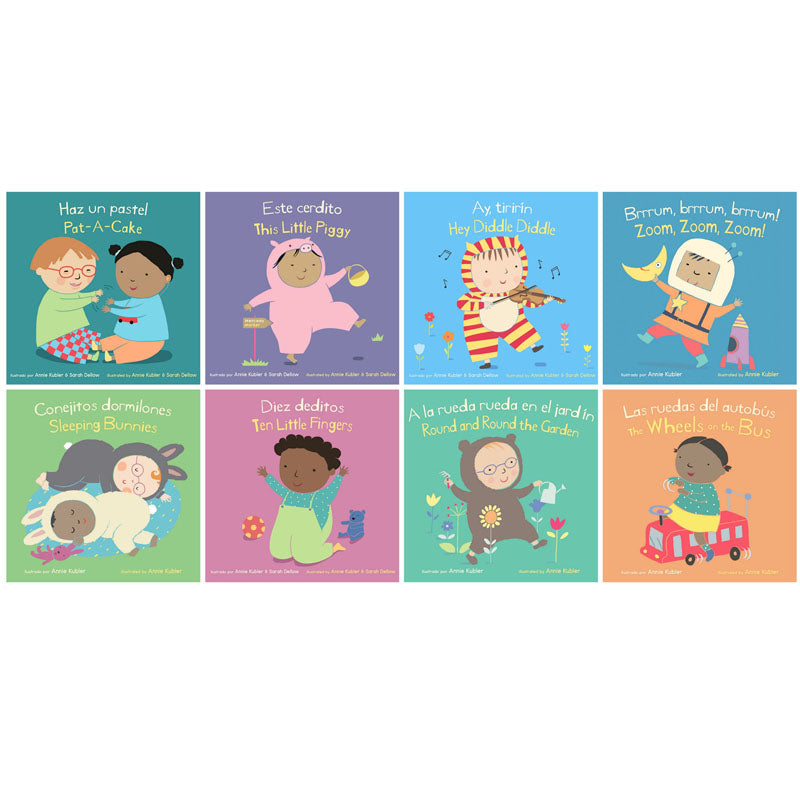 BILINGUAL BABY RHYME TIME 8 BOOKS