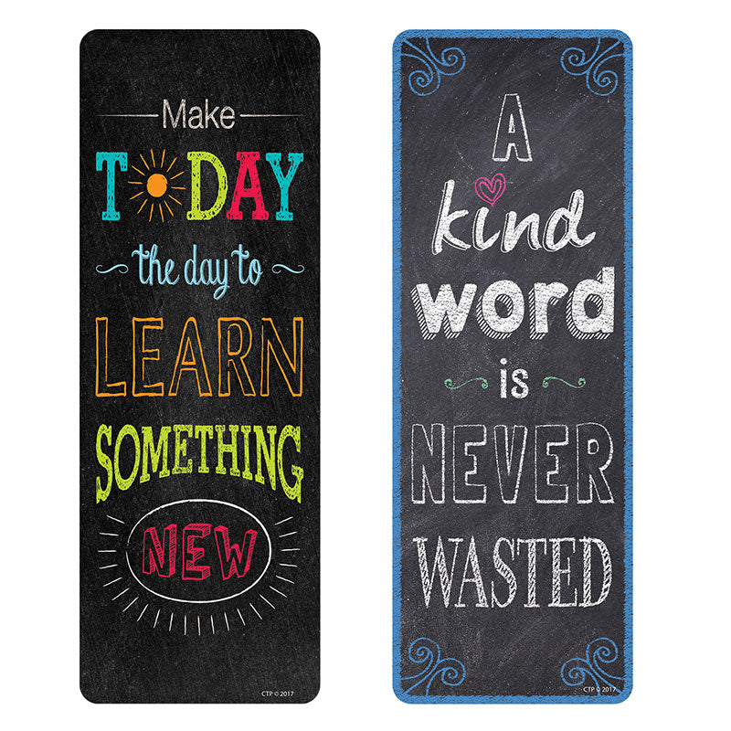 CHALK IT UP QUOTES BOOKMARKS