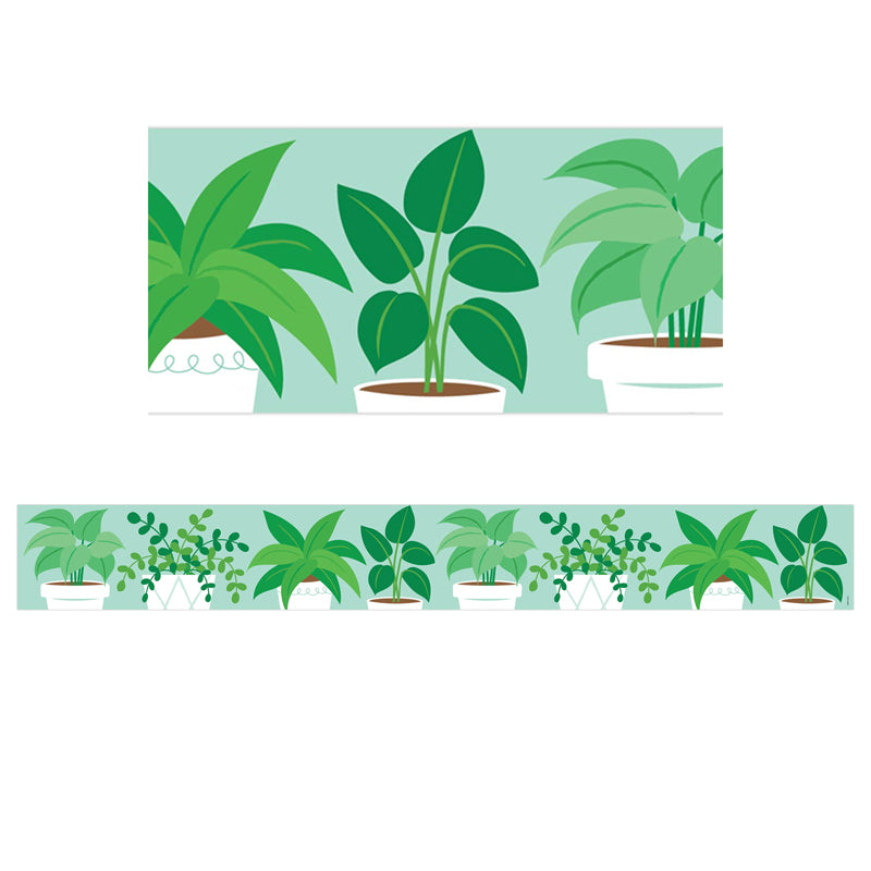 POTTED PLANTS BORDER