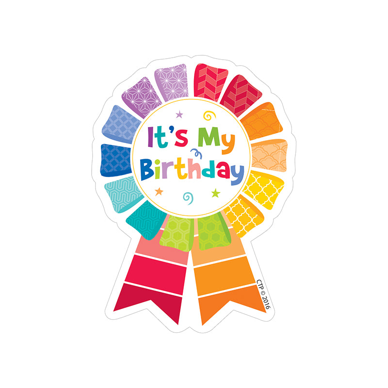 HAPPY BIRTHDAY BADGE PAINTED