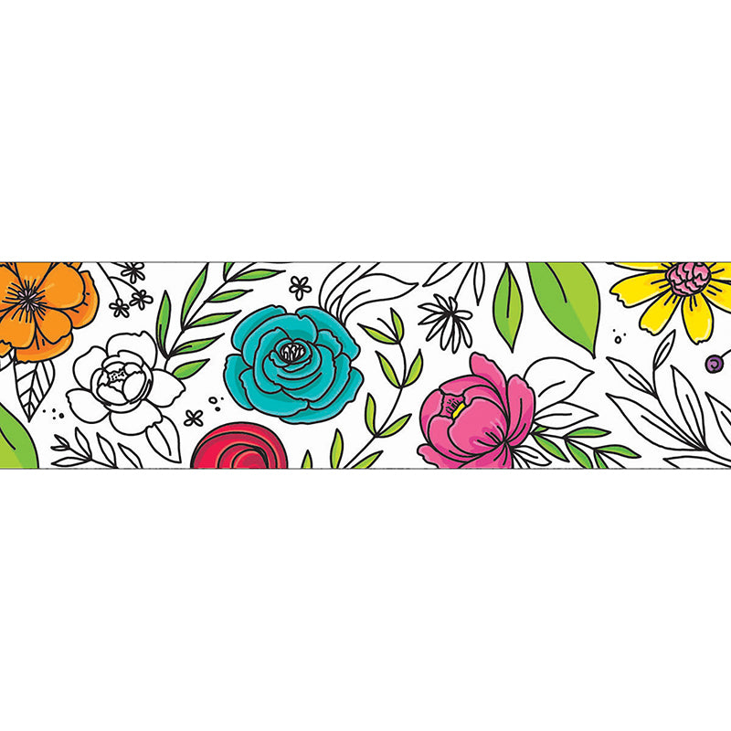 BRIGHT BLOOMS DOODLY BLOOM EZ BORDR