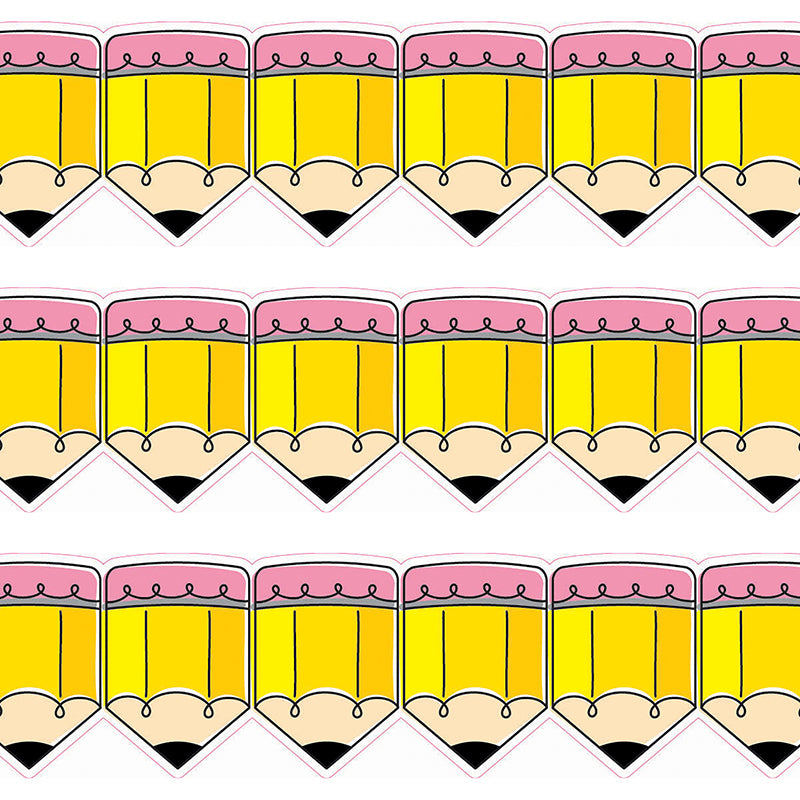 (3 PK) DOODLE PENCILS EZ BORDER