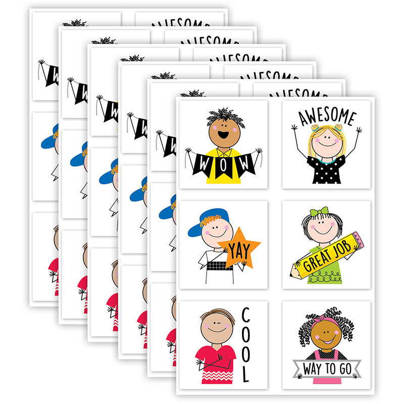 (6 PK) STICK KIDS REWARDS STICKERS